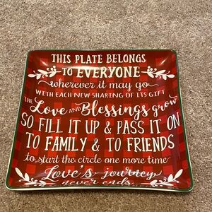 Festive Giving Plate
